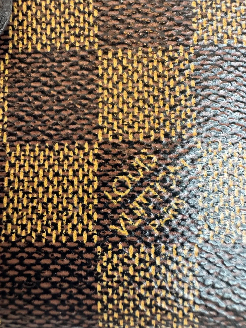 Louis Vuitton Damier Ebene Kisslock Portefeuille Viennois Wallet